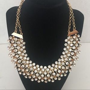 GOLD-TONE WITH CRYSTALS NECKLACE